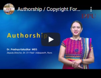 Authorship / Copyright Form / Conflict of Interest - Dr. Pradnya Kakodkar