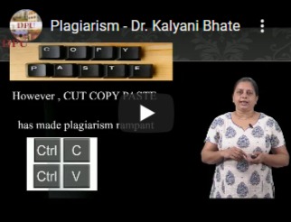 Plagiarism - Dr. Kalyani Bhate
