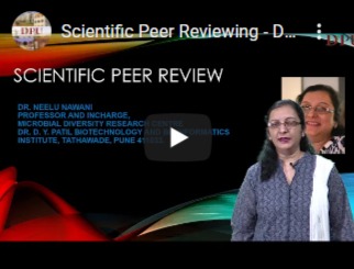Peer-reviewing - Dr. Neelu Nawani